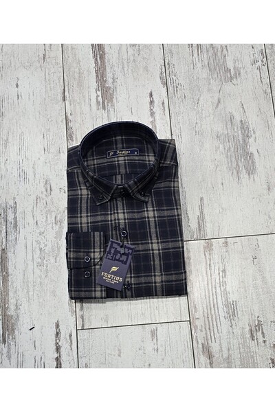 Fortius klasik ERKEK GÖMLEK TEK CEPLİ PAMUKLU GÜZEL KALİTE
