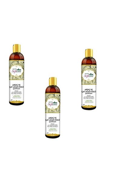 Softem Tea Tree Juniper Shampoo 400 ml 3 Pcs
