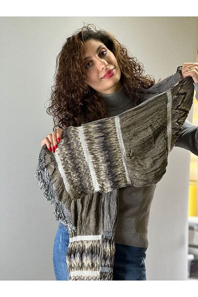 Gönülden Tasarım ΣΧΕΔΙΟ ΣΧΕΔΙΟ UNISEX Φουλάρι 180X30 CM