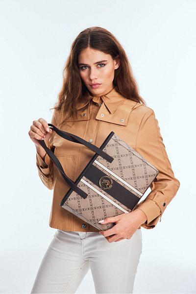 U.S. Polo Assn. Geantă de umăr pentru femei Mink - Exclusie online Us8028