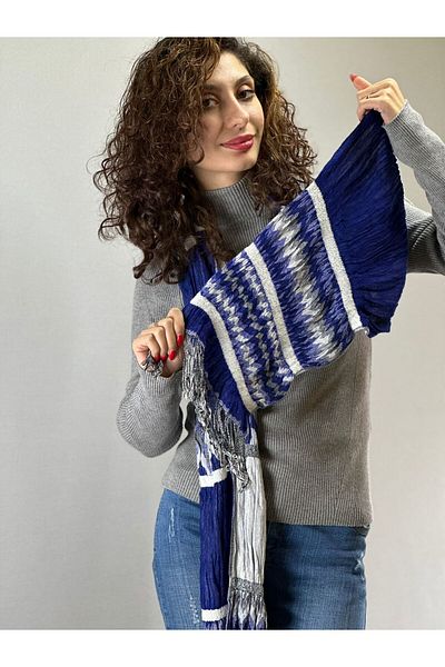 Gönülden Tasarım ΣΧΕΔΙΟ ΣΧΕΔΙΟ UNISEX Φουλάρι 180X30 CM