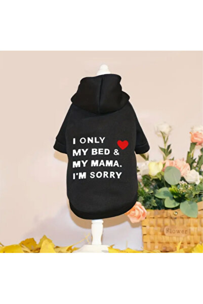 Proxy Paws Küçük köpekler ve kediler için kapşonlu baskılı sweatshirt