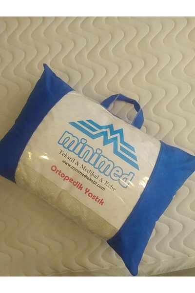 BENGİ TİCARET Pillow 90465 - Orthopedic Visco Sponge and Silicone Soft Model 1 Ad Handmade