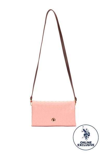 U.S. Polo Assn. Geantă de umăr pentru femei Powder-Brown Us8440 - Exclusiv online