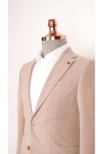 Suit Sartoria Men's Slim Fit Classic Gray Jacket Ssa.4328