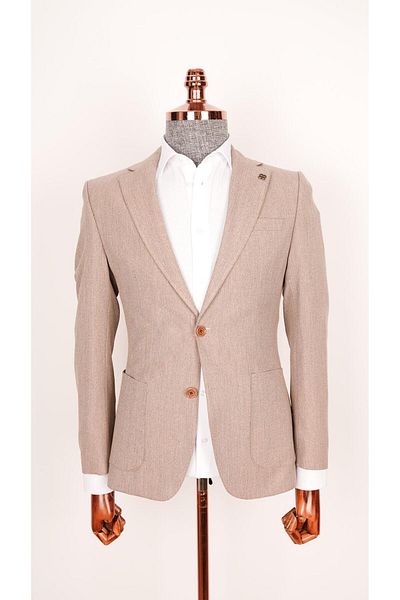 Suit Sartoria Men's Slim Fit Classic Gray Jacket Ssa.4328
