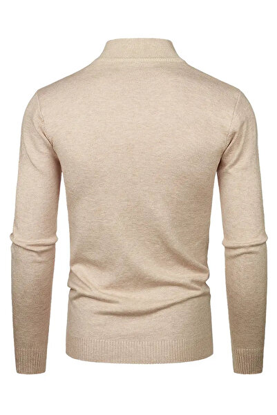 NO4 YARIM BOĞAZLI DOKULU TRİKO KAZAK