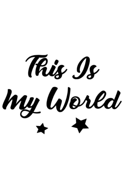 rbm tedarik This is My World - Vehicle, Auto, Laptop, Wall Compatible Sticker...