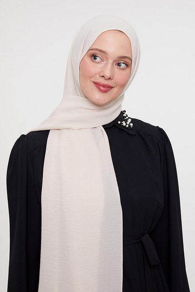 Levidor Cream Plain Aerobin Shawl