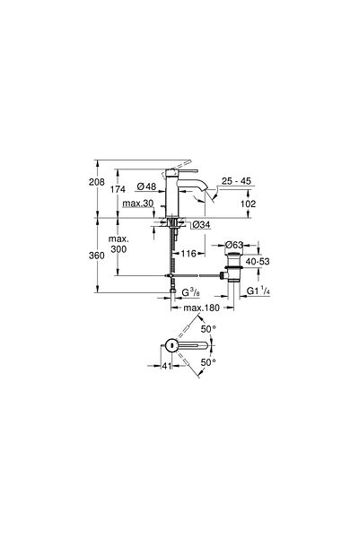 Grohe Essence Sink BatK.lı Cool Sunrıse - 23589gl1