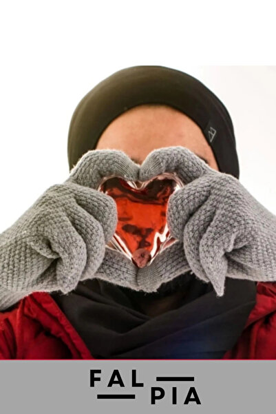 Falpia Premium Özel Üretim Kırmızı Kalp Şeklinde Sihirli Jel El Isıtıcı Torba Kalpli Cep Sobası 1 Adet