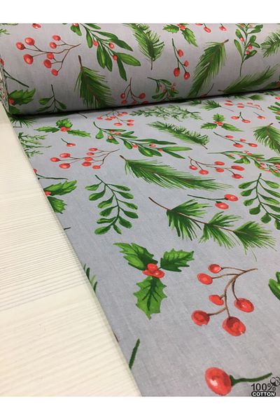 Renk Tekstil Kokina Flower Pattern 100% Poplin Fabric - Φόρεμα - Παπλωματοθήκη - Διακοσμητικό - Χόμπι