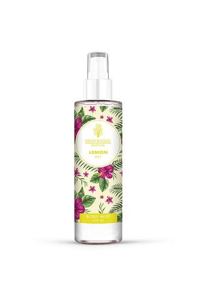 Green Botanic Body Mist, Lemon, 200 ML
