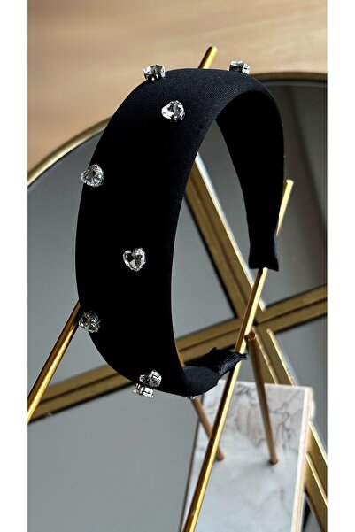 Grace Beauties Kalp Motif Kristal Taşlı Taç