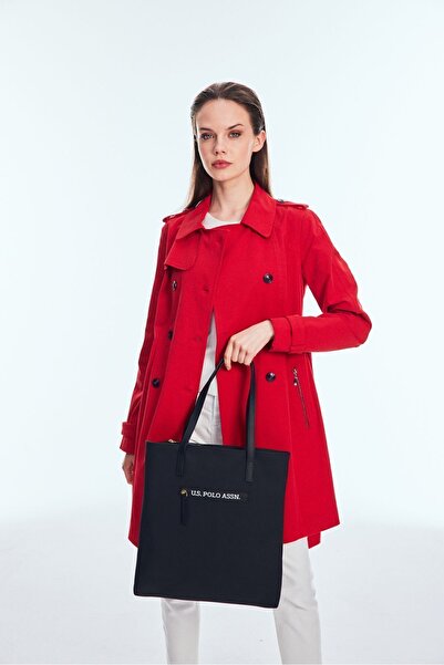 U.S. Polo Assn. Sıyah-sıyah Kadın Omuz Çantası Us8212 Online Exclusive
