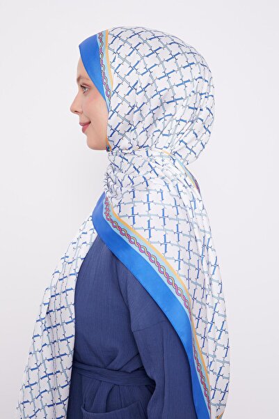 Levidor Saks L з принтом Angel Шаль