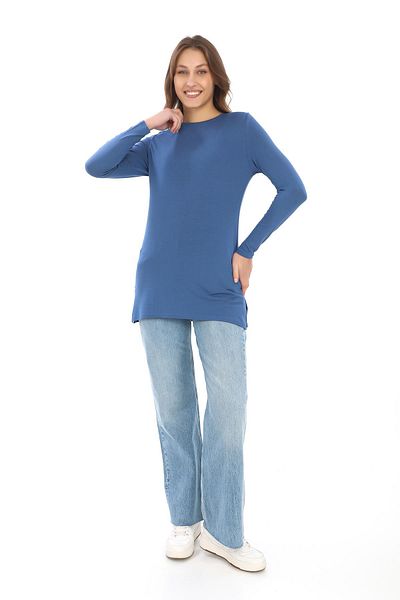 penyebizden Indigo Women's Tunic - Viscose Full Lycra