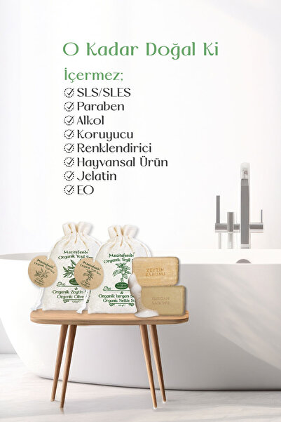 Mecitefendi Organic Green Series: Balance - Olive and Nettle Soap + Mist