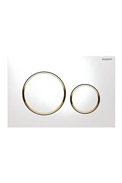 Geberit Sigma 20 Kumanda Kapağı - Çift Basmalı Beyazaltınbeyaz