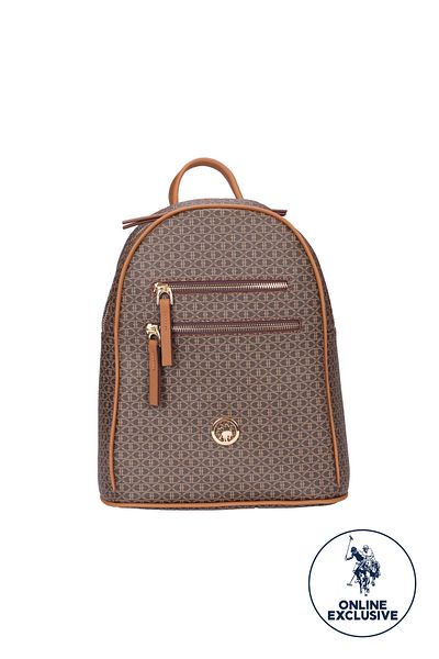 U.S. Polo Assn. Rucsac de damă maro-brun Us8407 Online Exclusive