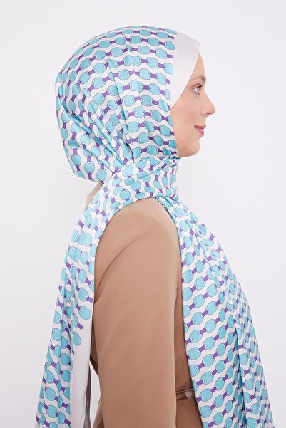 Levidor Beige Ellipse Pattern Angel Shawl