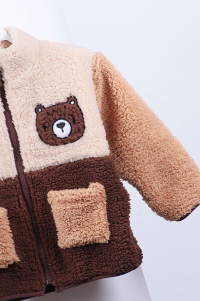 MODA Teddy Bear Lined Children's Fleece Coat