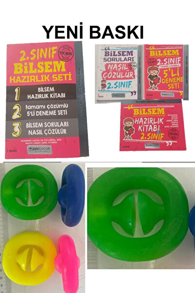 Zeki Çocuk Yayınları Bilsem 2. Sınıf Hazırlık Kitabı+Bilsem Nasıl Çözülür+2. ...