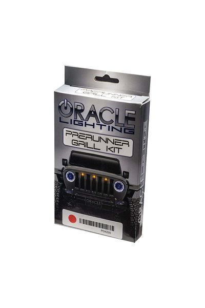 oracle طقم شبك LED بتصميم Pre-Runner لسيارة Jeep Wrangler JL 18-24، باللون الكهرماني