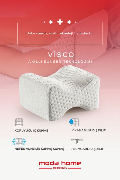 moda home bedding 2 Pieces of Leg Knee Support Pillow (Orthopedic Viscosa)