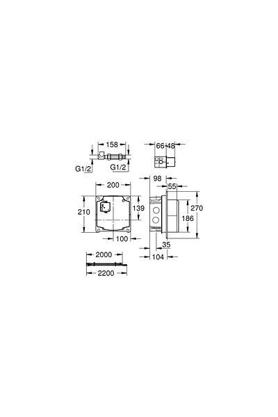 Grohe Built-in Mounting Box36264001