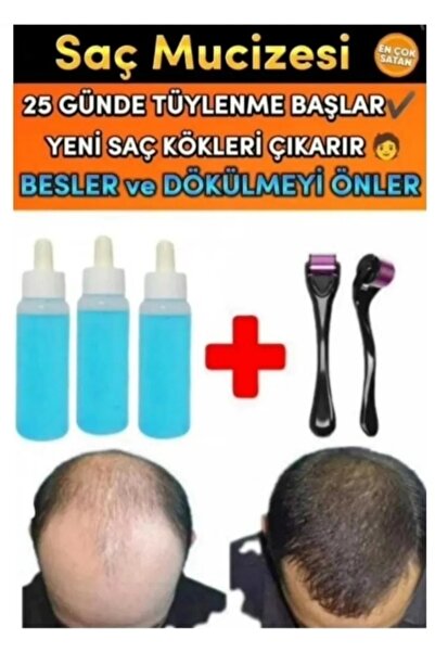 mavi serum 3 Adet . Mavi Su. Saç Çıkartsn Mavi Losyon
