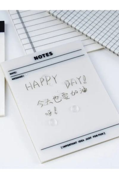EZOSHOP Transparent Adhesive Post It Note Paper Postit Gridnotes Post-It