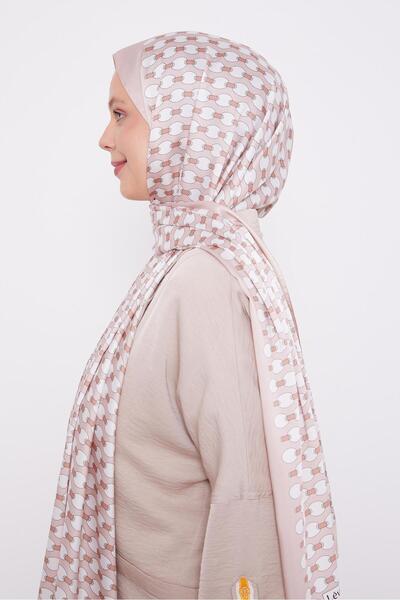 Levidor Milk Coffee Ellipse Pattern Angel Shawl