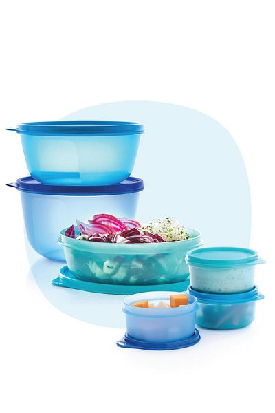 Tupperware Set of 6 Storage Serving Containers