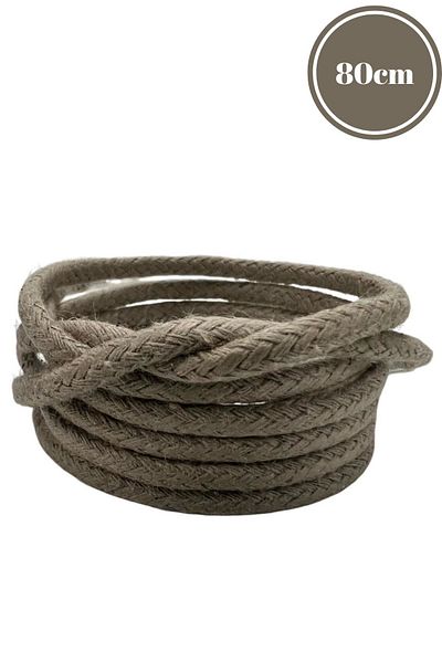 Mag Shoes Care Mink Round Waxed Shoelaces. 80cm. 1 Pair. 2 Pieces.