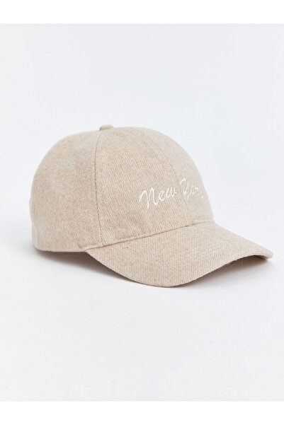 LC Waikiki Lcwk Yazı Nakışlı Kadın Kep Şapka