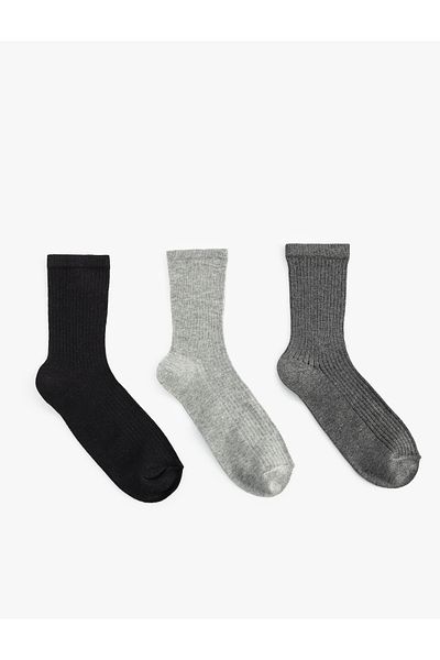 Koton Set of 3 Basic Multicolored Socks