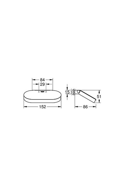 Grohe Toilet Paper Holder - Selection 41069gl0