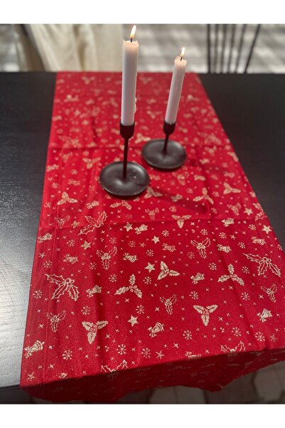 Lucien Home Jakarlı Yılbaşı Desenli Runner (45*145)