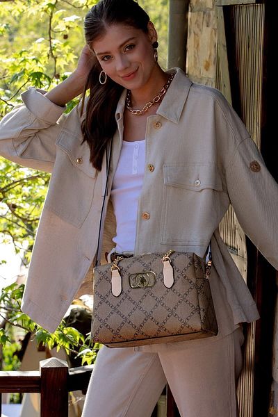 U.S. Polo Assn. Us8099 Model Mink-Béžová dámska taška cez rameno – exkluzívne online