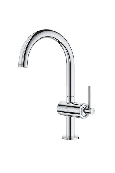 Grohe صنبور حوض أتريو بجهاز تحكم عن بعد 1/2 بوصة مقاس L - 24362000