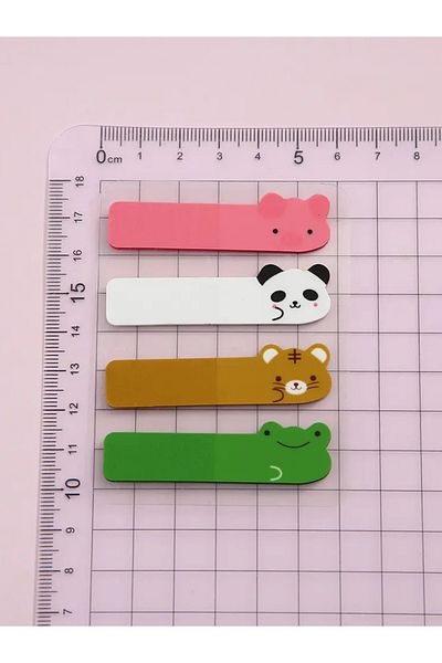 EZOSHOP Clear Color Kidsnote Bookmark for Kid - Animal Post-It Sticker