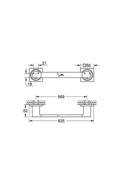Grohe Allure Towel Holder -40341001