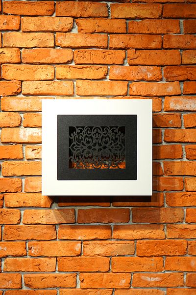 DOĞAN LİFE Modem Storage Box with Black Cover - 33Y X 38g X 12D Motif