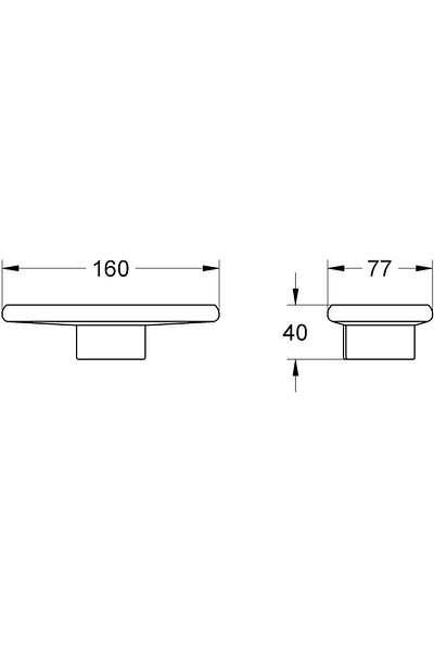 Grohe Taron Soap Dish Glass -40166000