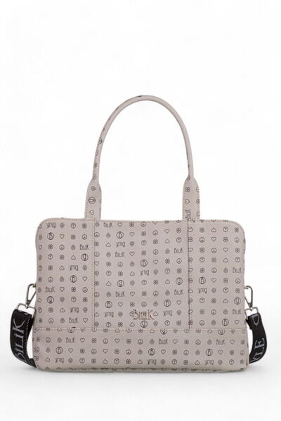 Bilik Deri Сумка через плече Monogram Grey для жінок DLR 122-MN