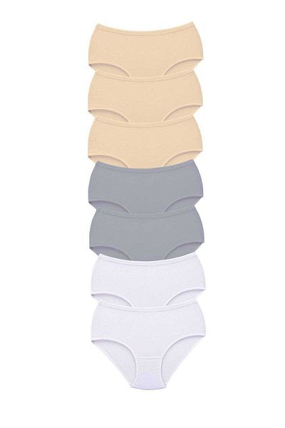 Easy Tedarik 7 Pieces Tutku Women's High Waist Bato Thick Rubber Panties S20