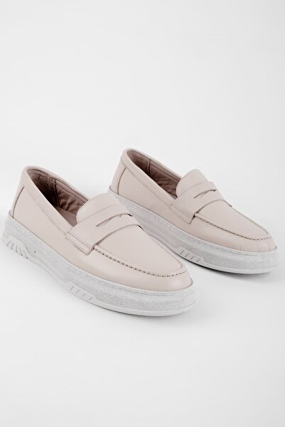 MY DERİ Delmy Kadın Deri Laofer Ayakkabı 3543