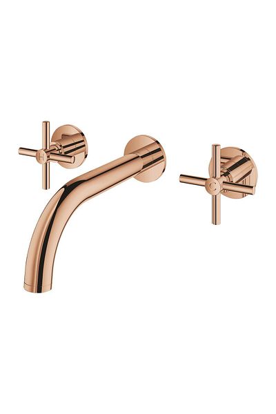 Grohe Atrio 3-Hole Wall Sink Faucet M-Size - 20661Da0