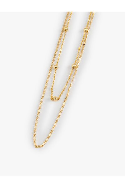 Koton Double Row Chain Detailed Necklace